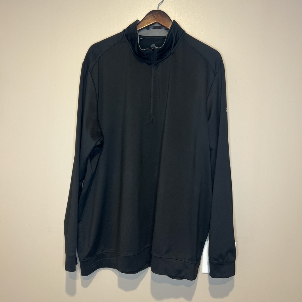 Black Quarter-Zip Pullover